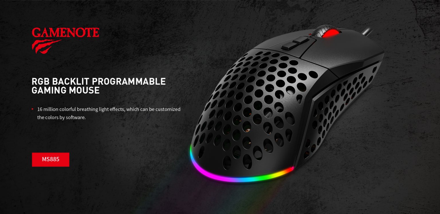 HAVIT MS885 RGB BACKLIT PROGRAMMABLE GAMING MOUSE